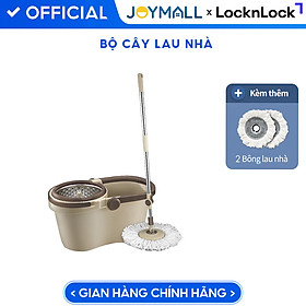 Mua Bộ Cây Lau Nhà Xoay Tay Compact Spin Mop LocknLock ETM466 2 Bông Lau  Hàng Chính Hãng - JoyMall