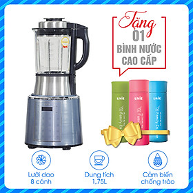 Máy làm sữa hạt đa năng Unie V6, tổng công suất 1800W, dung tích 1.75L, công nghệ cảm biến chống trào mới, hàng chính hãng