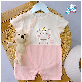 Bodysuit Cho Bé Sơ Sinh trai gái Goodmama chất liệu Modal size từ 0