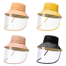4Pcs Anti-spitting Hat Dustproof Clear Cover  Hat Bucket Hats
