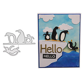 New 2018 Cute Little Penguin Die Cut Metal Scrapbooking Die Party Decoration Greeting Card Accessories