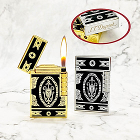 Mua Hộp quẹt bật lửa Dupont hoa văn đen M-13 (S.T. Dupont) - (xài gas)