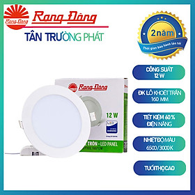 Mua Đèn LED Panel Tròn 160/12W Rạng Đông Model: PT03 160/12W