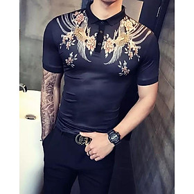 Áo thun Polo Nam lưới có cổ sang trọng mang phong cách Âu Mỹ chất vải thun lạnh cao cấp co giãn nhẹ thoáng mát phù hợp xu hướng thời trang