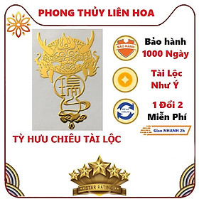 Miếng dán ốp điện thoại Tỳ Hưu thu hút tài lộc