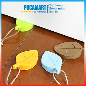 Mua Miếng Chặn Cửa Chống Dập Cao Su  Chống Va Đập  Miếng Chèn Khe Cửa Hình Chiếc Lá - PucaMart