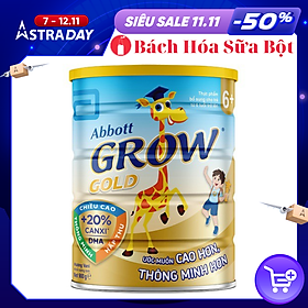 Sữa Bột Abbott Grow Gold 6+cho trẻ từ 6 tuổi trở lên (900g)