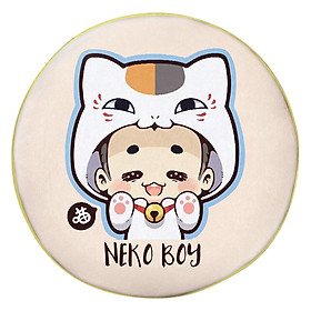 Gối tròn Cậu bé mèo - GOCP158
