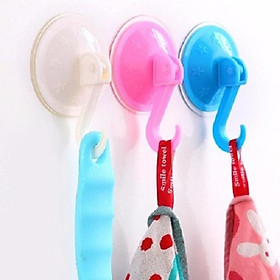 Mua Móc Treo Dán Tường Hít Chân Không Có Khóa Gài - Màu Ngẫu Nhiên - 03 Cái
