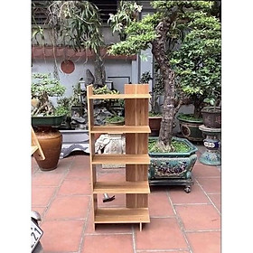 Mua Kệ góc tường LOẠI TO   kệ sách gỗ 5 tầng đa dụng