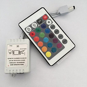 Mua Bộ Đèn LED RGB Dài 5M 5050 Chống Nước  Đổi Màu  Đèn Nháy Trang Trí ( Nguồn + Đèn RGB +Điểu Khiển)