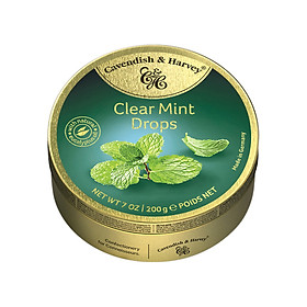 Kẹo C&H Clear Mint Drops 200g