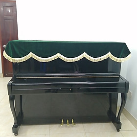 Mua Khăn phủ đàn Piano cơ nhung xanh rêu