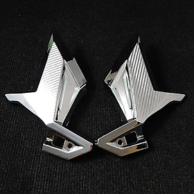 Ốp Gác Chân Sau Dành Cho AirBlade 2016 - 2019 Xi Inox MS1861 - Tặng Thêm 1 Pin AAA Maxell