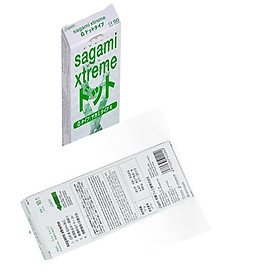 Combo 2 hộp bao cao su Sagami Xtreme White 10 pcs