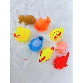 Bộ 8 Chip Thú Các Con Vật Ngộ Nghĩnh Kêu Tiếng Chip Chip Chơi Hoặc Thả Nổi Trên Nước,… Đồ Chơi
