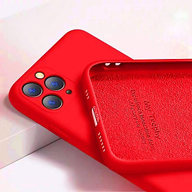 Ốp Lưng Silicone Dẻo Lót Nhung Nỉ Chống Sốc Dành Cho Các Dòng Điện Thoại iPhone 11 Pro Max ( Hạn Chế Bám Vân Tay, Bảo Vệ Camera )