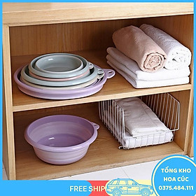 Mua Thau Nhựa Gấp Gọn Tiết Kiệm Không Gian Size Nhỏ 30Cm Thiết Kế Đặc Biệt Có Thể Gấp Gọn Lại Và Cất Gọn Gàng Mà Không Chiếm Nhiều Diện Tích Khi Không Sử Dụng - Giao Ngẫu Nhiên - Vận Chuyển Miễn Phí Toàn Quốc