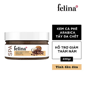 Tẩy Tế Bào Chết Felina 220g - Hạt Cà Phê