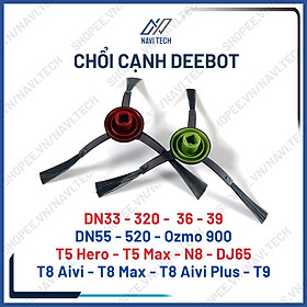 Phụ kiện chổi cạnh, quét Deebot DN33, Dn320, Dn39, DN36, DN55, DN520, T5 Hero, T5 Max, Neo, T9, N8, T8 aivi, plus, power