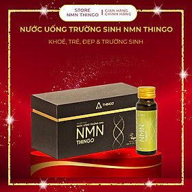 Nước uống NMN Thingo - Nước uống trường sinh ,trẻ hóa làn da, tăng cường sức khỏe, 1 hộp 10 chai