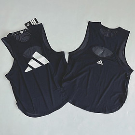 Áo tanktop ba lỗ nữ form rộng chất liệu vải lưới mè tập gym yoga chạy bộ nhiều màu