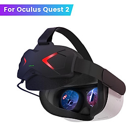 Dây đeo đầu có thể sạc lại cho Oculus Quest 2 Dây đeo tai nghe Gói Pin tích hợp với pin cho Quest 2 Phụ kiện VR Màu sắc: Trắng