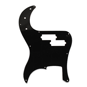 Black  9 Holes Pickguard PVC Anti-scratch For  Guitar Parts