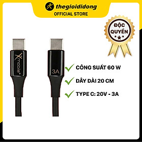 Mua Cáp Type C - Type C 20cm Xmobile TCC04-200 - Hàng chính hãng