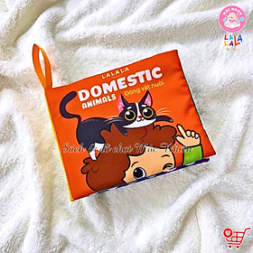 Sách vải Lalala baby kích thích thị giác cho bé sơ sinh 0 đến 12 tháng