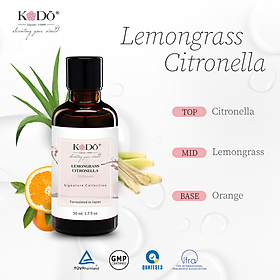 KODO - Lemongrass Citronella - Tinh Dầu Nước Hoa Thơm Phòng Nguyên Chất – Signature Collection - 10ml/50ml/110ml/500ml