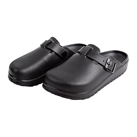 Nurse Clogs Slippers Waterproof Women Nursing Shoes for Nurse Doctor Summer - Black 39