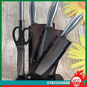 Bộ Dao Inox Liền Cán 5 Món Cao Cấp - CH Hương Thị Miễn Phí Vận Chuyển