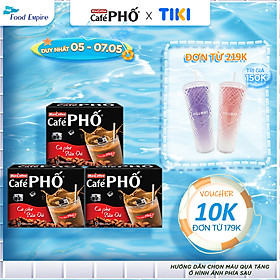 Combo 3 hộp Cà phê phố Sữa Đá - Maccoffee (hộp 10 gói x 24g)