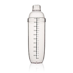 Bình Lắc Pha Chế Shaker Cocktail ,Pha Trà Sữa Bằng Nhựa Cứng Có Vạch Chia In Đậm