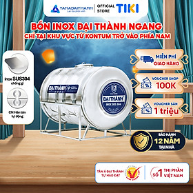 Mua Bồn nước inox Tân Á Đại Thành Ngang (500L  1000L  1500L  2000L)  SUS 304 - Chính hãng  bảo hành 12 năm