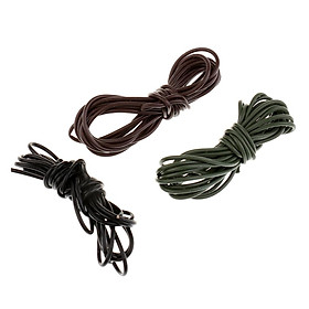3Pcs Silicone Rig Tube Tubing Carp Fishing Anti Tangle Rig Tube Sleeve 1m