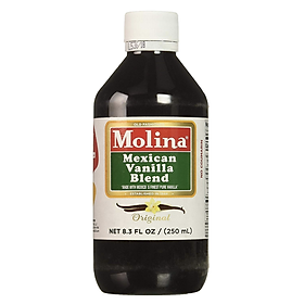Hương mùi  vani hiệu Molina Vanilla Extract 250ml