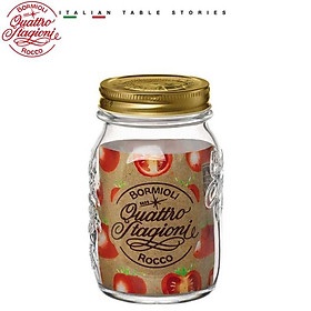 Mua Hũ thủy tinh nắp vặn Quattro 500ml Bormioli Rocco- HÀNG CHÍNH HÃNG