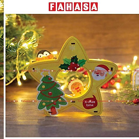 Đèn Gỗ Trang Trí Giáng Sinh - Bách Mộc - Ngôi Sao