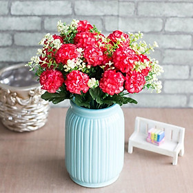 Mua Chùm Hoa Cẩm Tú Cầu 5 bông siêu dễ thương - Hoa giả trang trí để bàn