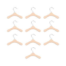 10 Pieces Pet Clothes Rack Hangers Display Holder for Doll suits Jewelry