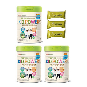 Combo 3 hộp Sữa KID POWER A+ 750G ( cho trẻ từ 1-10 tuổi) - Giúp trẻ phát triển chiều cao, trí não, tăng cường sức đề kháng – Tặng 3 bánh Quế cuộn hiệu Kapad