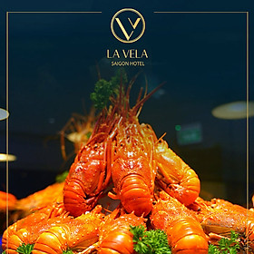 La Vela Saigon Hotel 5* - Buffet Tối Hải Sản Tôm Hùm, Cua Hoàng Đế, Bào Ngư, Soup Vi Cá, Vịt Quay Bắc Kinh - Free Soft Drink