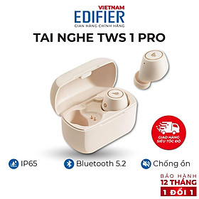 Mua Tai nghe Bluetooth 5.2 EDIFIER TWS1 PRO - Thời gian phát 42h - Chống nước IP65 Hàng chính hãng Bảo hành 12 tháng 1 đổi 1