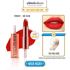 Son Thỏi Lì Mịn Chotto Matte Yumeisakura Đỏ Cam Candy Apple Lipstick YMS07 3.5g