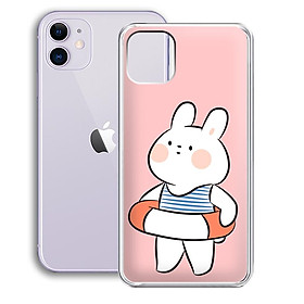 Ốp lưng dẻo cho điện thoại Iphone 11 - 01240 7903 RABBIT01 - Hàng Chính Hãng