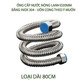 Mua 01 Ống cấp nước nóng lạnh inox 304 thể hệ mới d20mm  dùng cho bình nóng lạnh  vòi nước các loại