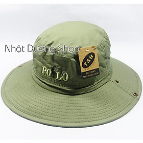 Mũ tai bèo nam hoạ tiết thêu size đầu rộng thoải mái nón tai bèo vành to được đóng sò cao cấp kết hợp vải kaki