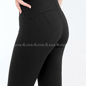 Quần legging nữ nâng mông 4LOVA dáng dài cạp cao tôn dáng, chất cotton dày mịn đẹp loại 1